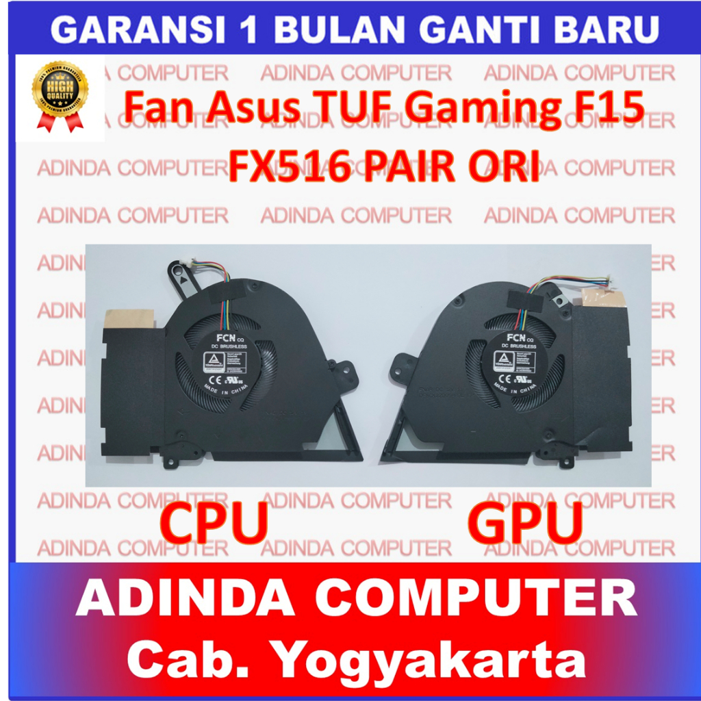 Fan Asus TUF Gaming Dash F15 FX516PM FNAQ JL1 PAIR ORI