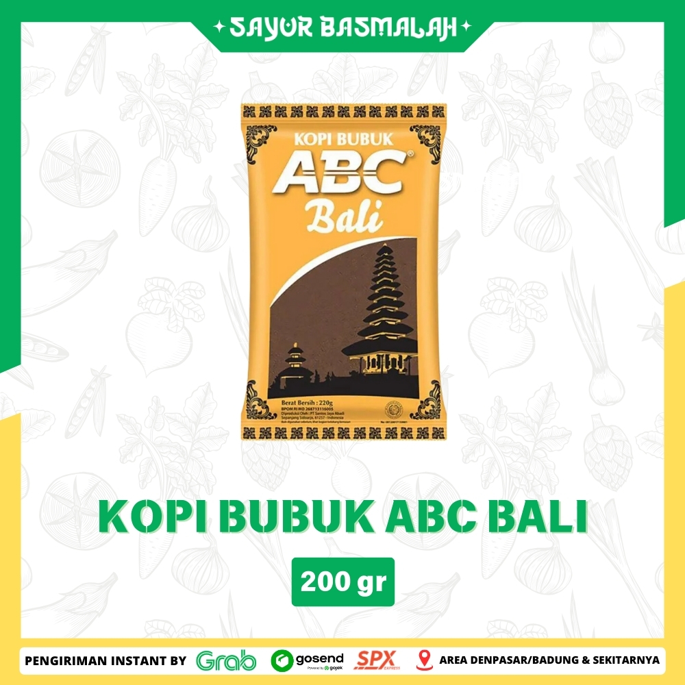 

Kopi Bubuk ABC Bali 200 gr - Sayur Basmalah