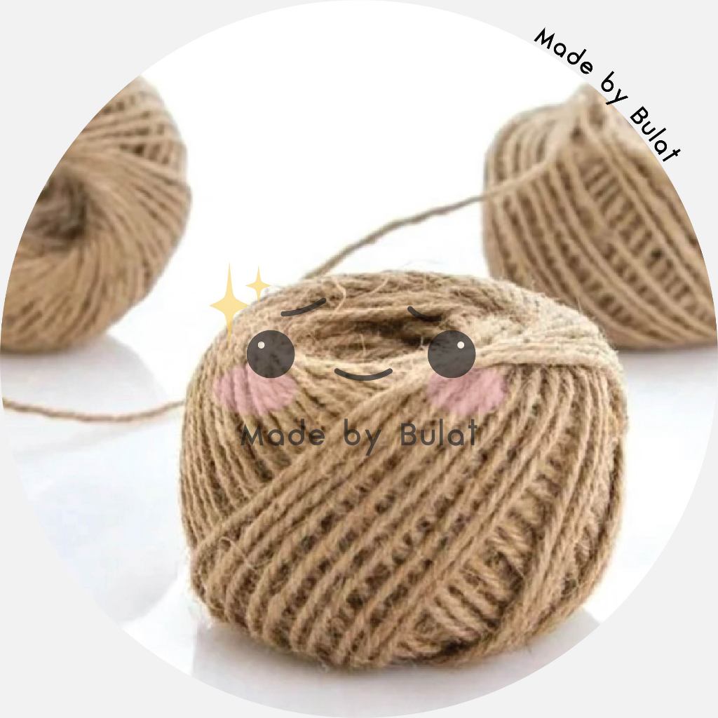 

MADEBYBULAT - TALI KARUNG GONI RAMI 2PLY(HARGA PER 1 METER)