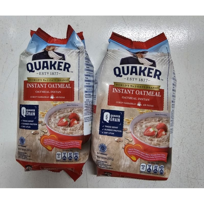 

Quaker Oat Instant 200g - 1 bks