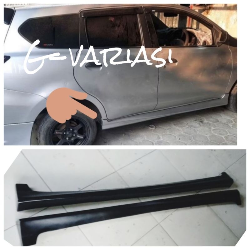 bodykit sidekrit kiri kanan datsun go+datsun go panca 3 baris 2 baris masuk