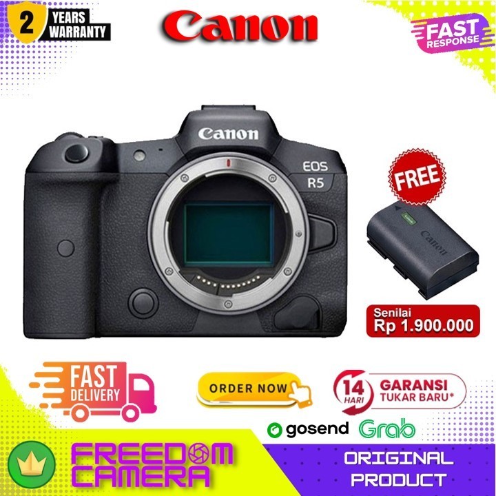 Canon EOS R5 Body Only Canon R5 Body Mirrorless