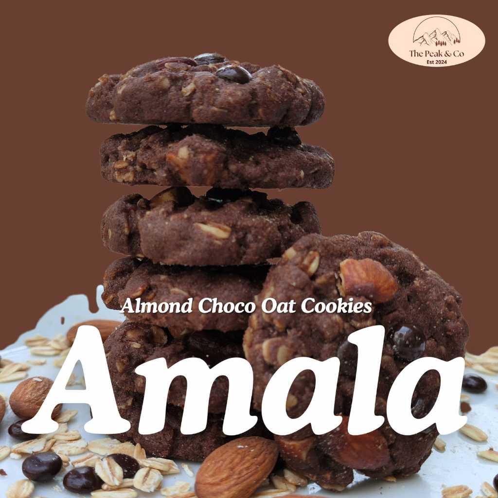 

Almond Choco Oat Cookies Amala