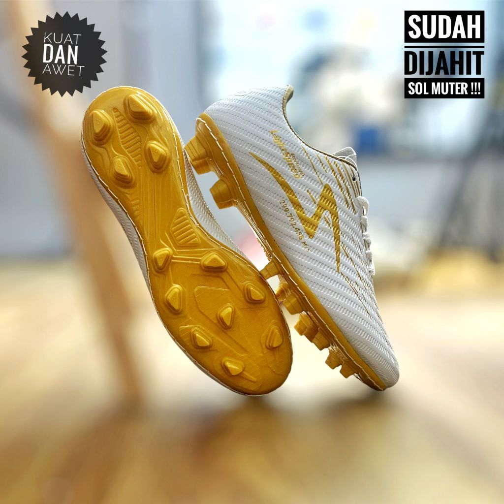 CUCI GUDANG sepatu bola specs anak 33-37 sudah dijahit sol kuat awet murah / sepatu bola specs