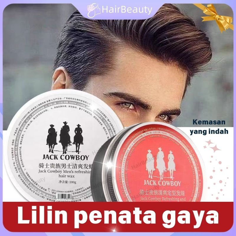 HIB-0148 Lilin penata gaya /Lilin rambut bergaya untuk Eksklusif SALON Lilin rambut pria 100g krim p