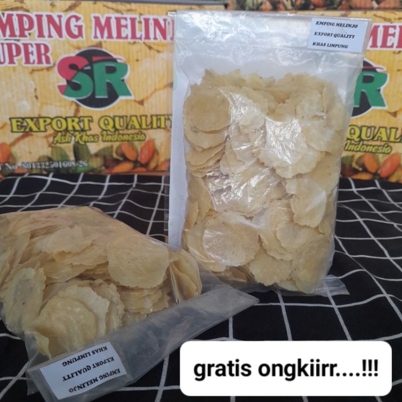 

EMPING MELINJO MENTAH 250grm SP FULL KERING ASLI LIMPUNG