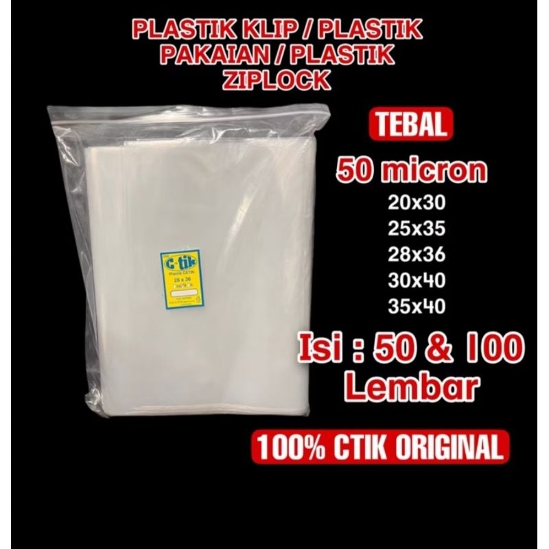 plastik klip 30x40 satuan