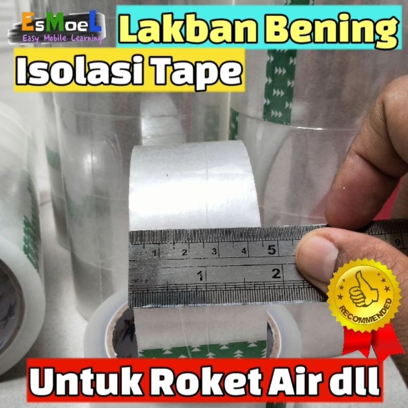 

Lakban Bening Isolasi Tape 45 x 90 yard (Selotip Bening)