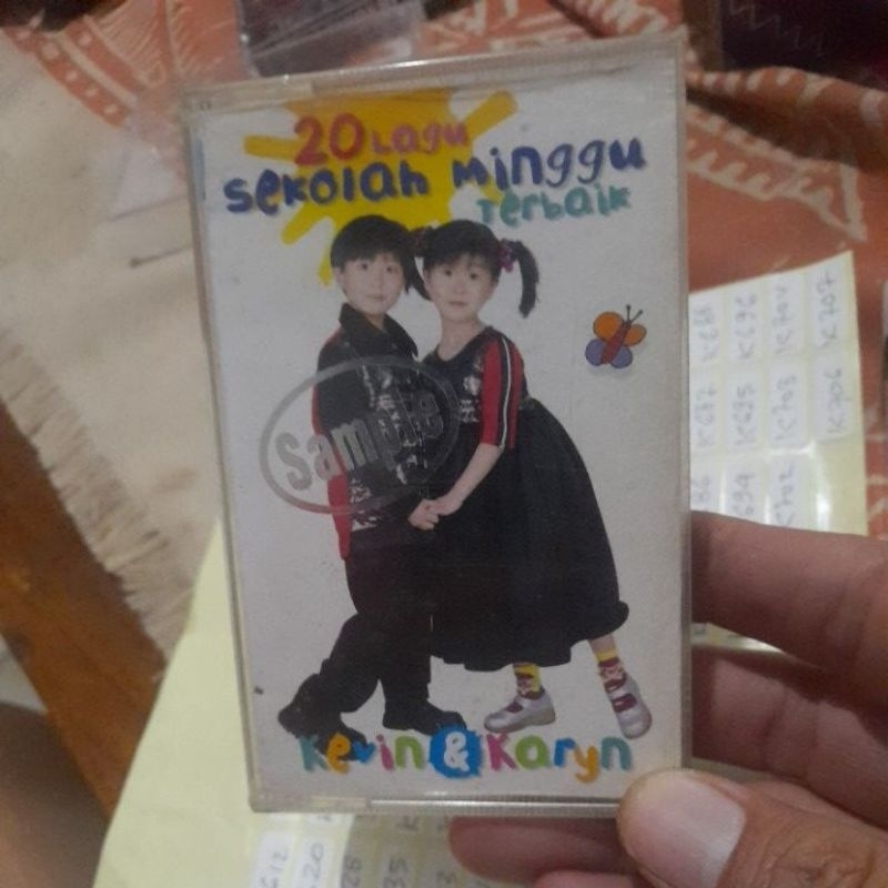 kaset pita rohani 20 lagu sekolah minggu terbaik (K611)