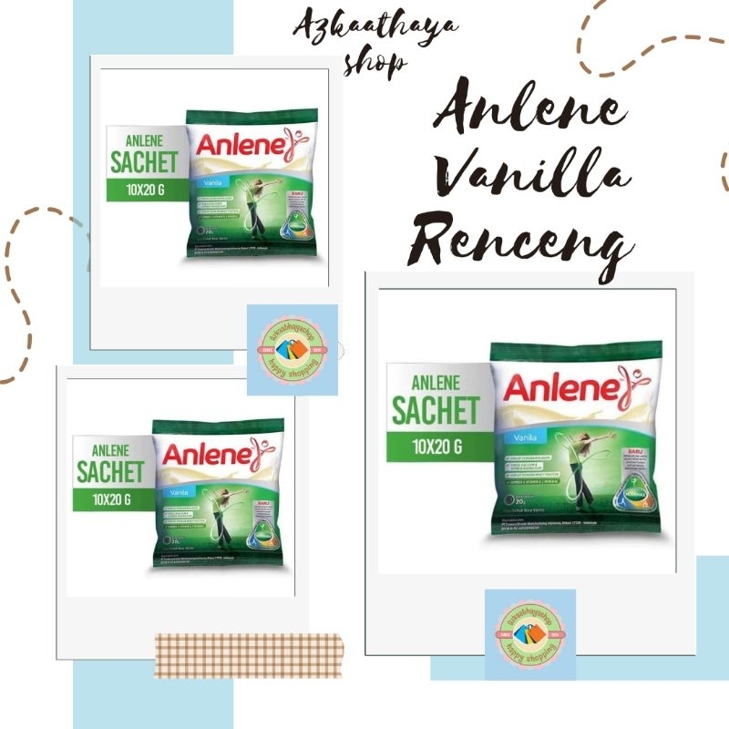 

ANLENE VANILA RENCENG ISI 10 SACHET