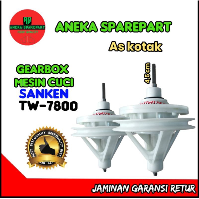 Gearbox AS KOTAK MESIN CUCI SANKEN TW 7800/tw-7800
