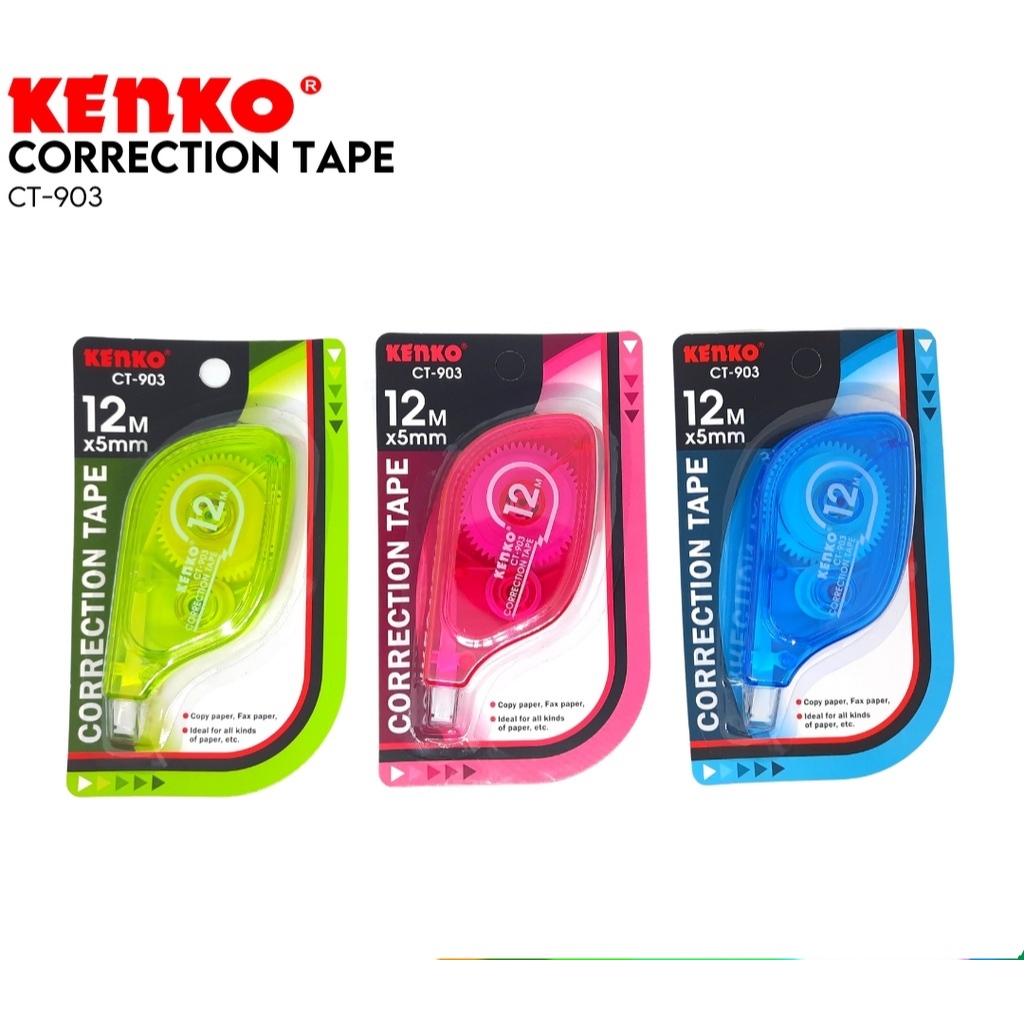 

Correction Tape / Pita Koreksi KENKO CT-903
