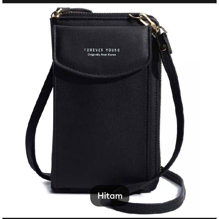 DOMPET 2 RUANG WANITA/TAS HP WANITA KEKINIAN/DOMPET SELEMPANG ALA KOREA/TAS HP MULTIPUNGSI ELEGAN//