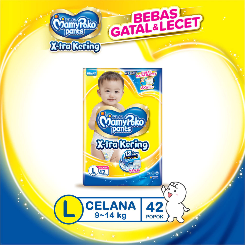 Mamy Poko Pants X-tra Kering / PAMPERS CELANA MAMY POKO EXTRA S56 / M48 / L42 / Xl38 / Xxl34