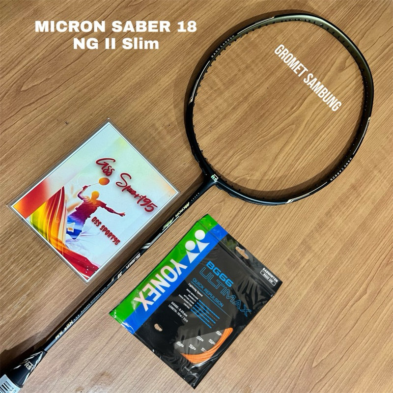 RAKET BADMINTON RS MICRON SABER 18 NG II Slim