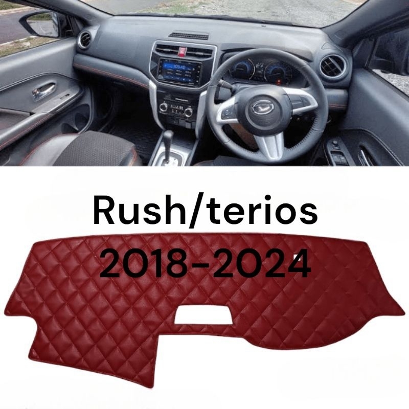 Cover Alas Dashboard Mobil Rush Toyota Terios Daihatsu All New Pelindung Dasbor Kulit Asesoris AST