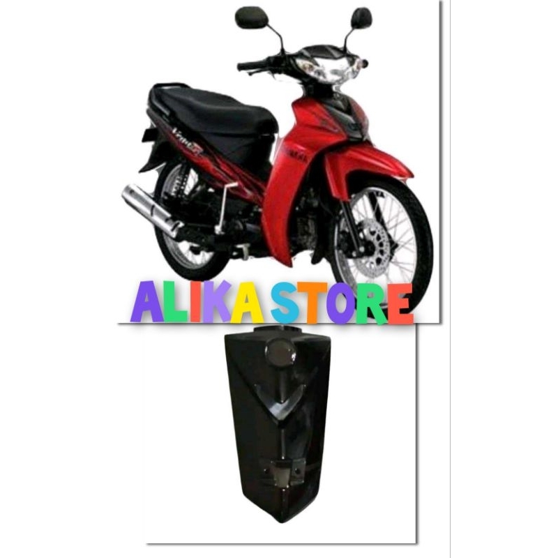 tameng dasi dudukan plat nomor depan motor yamaha vega r new warna hitam