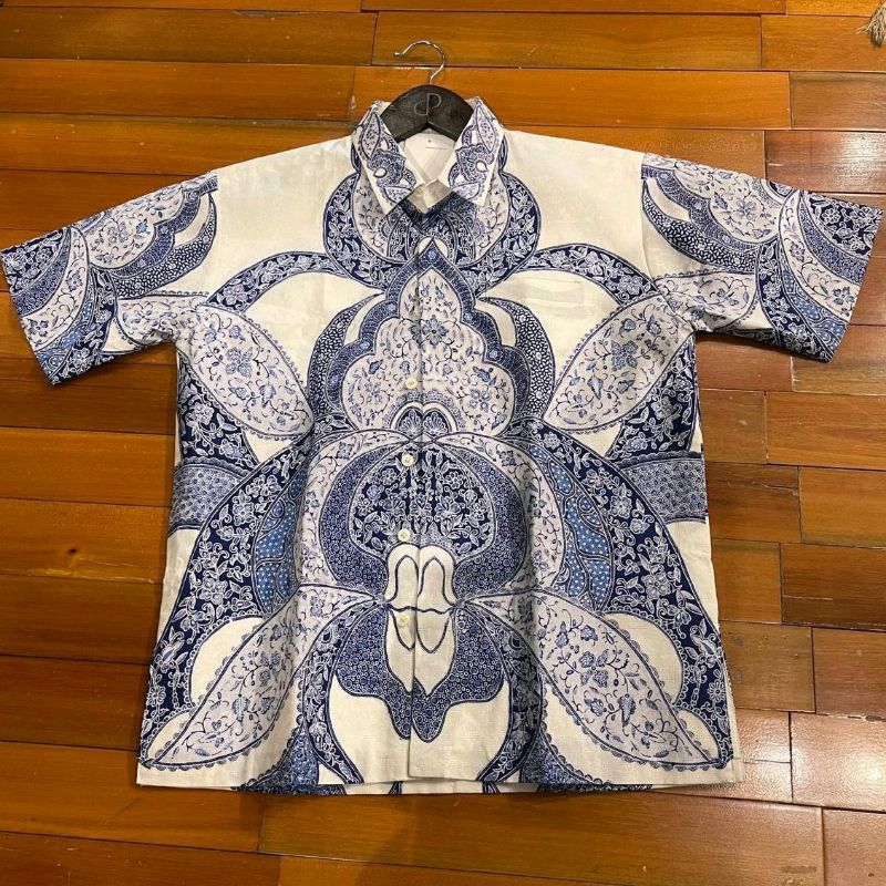 Hem Batik Katun Viscos Pria by Dian Pelangi LIMITED EDITION Baju Atasan Kemeja Kerja Kantor Pesta Pe