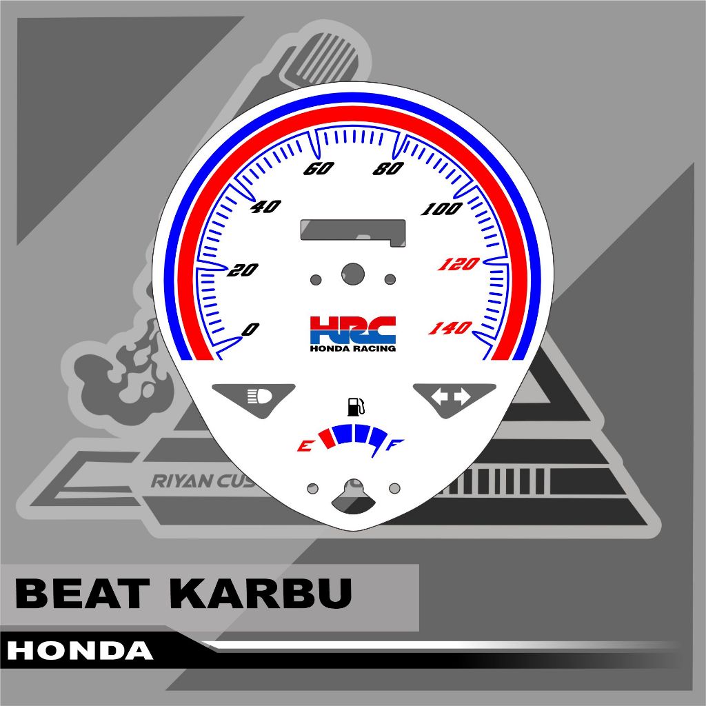 PAPAN SPEEDOMETER CUSTOM HONDA BEAT KARBU