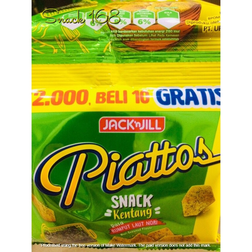 

Jack n Jill PIATTOS - Keripik Kentang Rasa Sapi Panggang 18gr kecil