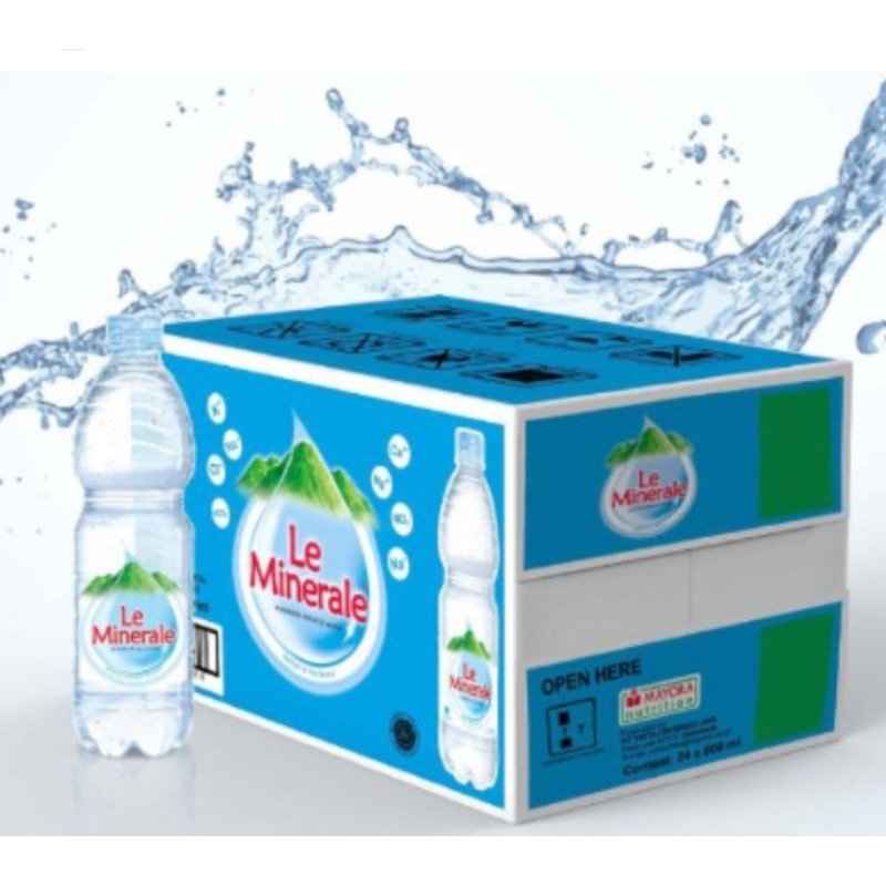 

Air Mineral Le Minerale Kemasan Botol 600 Ml 1 Kerdus Isi 24 Botol