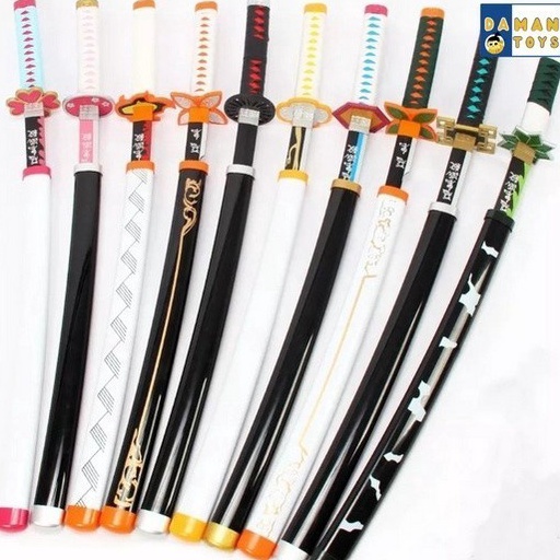 Produk Terpopuler  Senjata Cosplay Pedang Katana Demon Slayer Mainan Pedang Nichirin Tanjiro Kimetsu