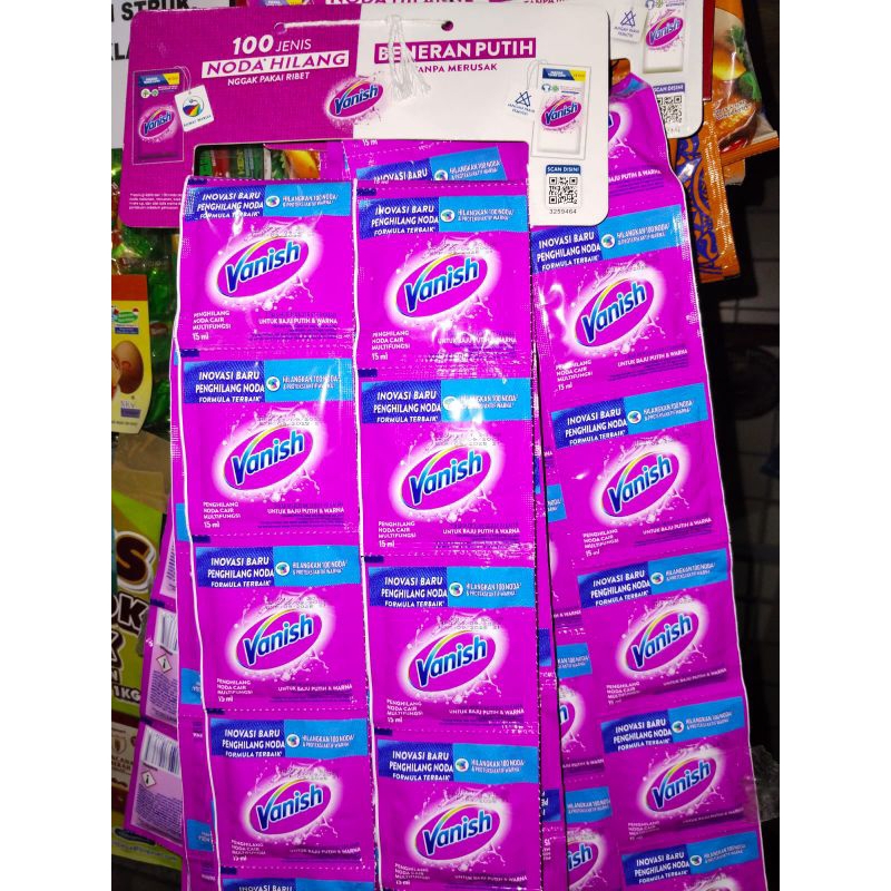 Vanish kemasan Sachet (15ml) Isi12pc