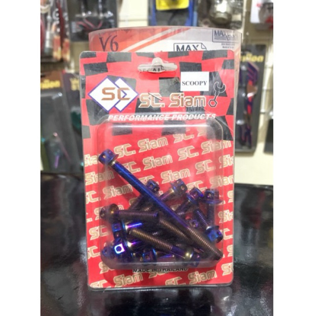 Baut Probolt Blok Mesin CVT SC Siam Asli Thailand Vario 110 125 150 Beat Old New Fi Scoopy Old New F