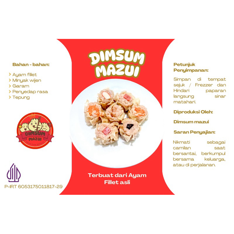 

DIMSUM JUMBO PREMIUM 10 PCS (TOPING MIX)