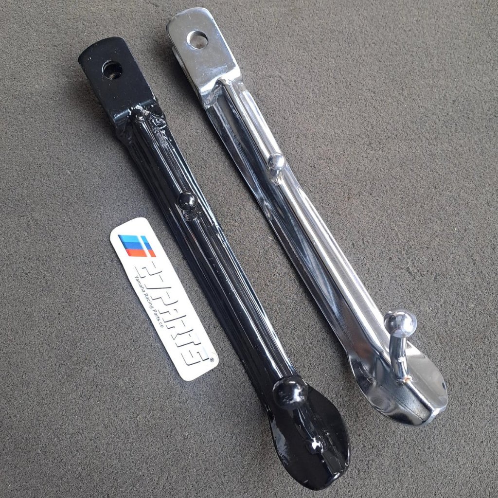 STANDAR SAMPING RX KING HITAM & CHROME STANDAR SAMPING RX KING CHROME & HITAM