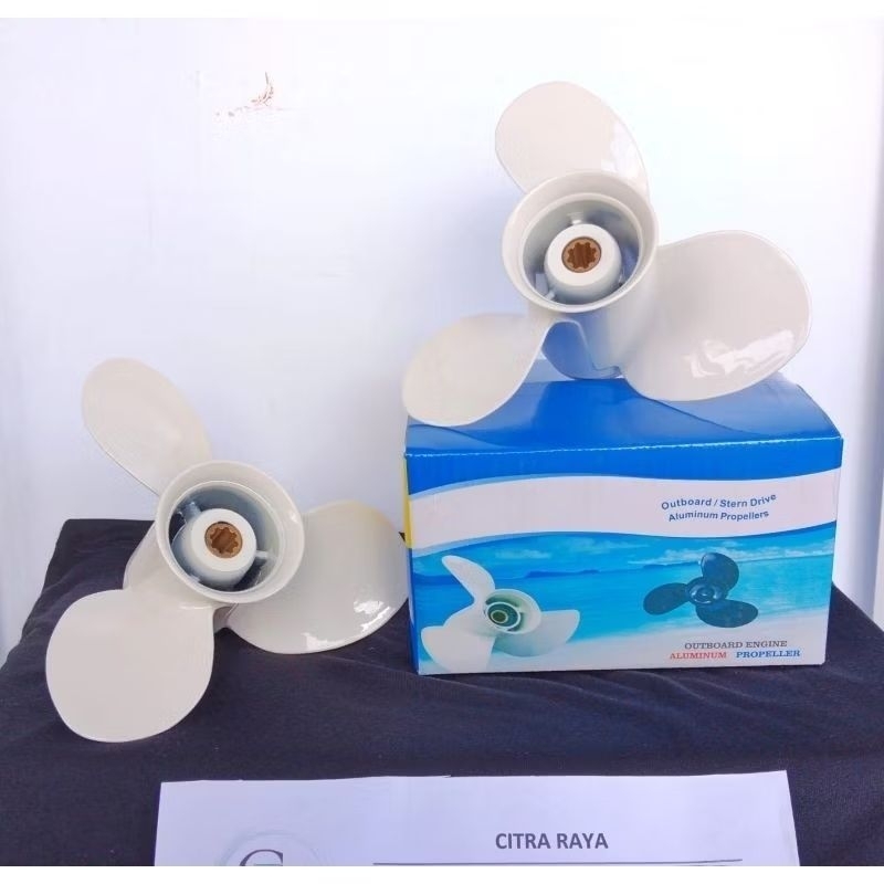 Kipas Speed / Kipas Speedboat / Baling Speedboat / Propeller untuk Mesin Tempel Yamaha 15 PK