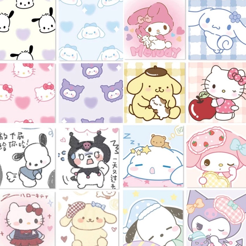 

Lebih Murah 2 lembar memo pad Sanrio karakter diy