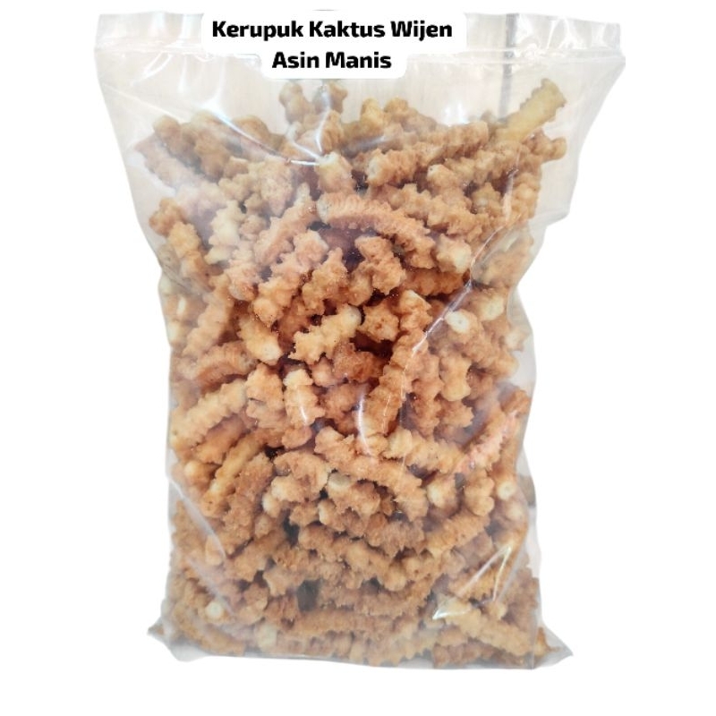 

Cemilan - Kerupuk Wijen Asin Manis - khas makassar