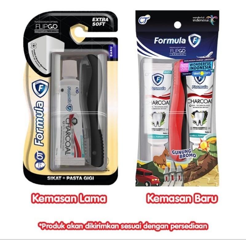formula flig go sikat+pasta gigi flip go nano charcoal travel pack