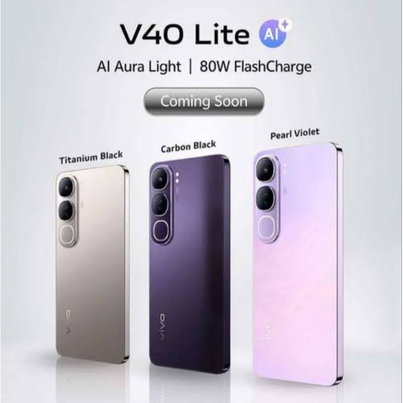 VIVO V40 lite 5G | V40 Lite 4G 8/256 - 8/128 Ram UpTo 16GB BARU 100% ORI GARANSI RESMI