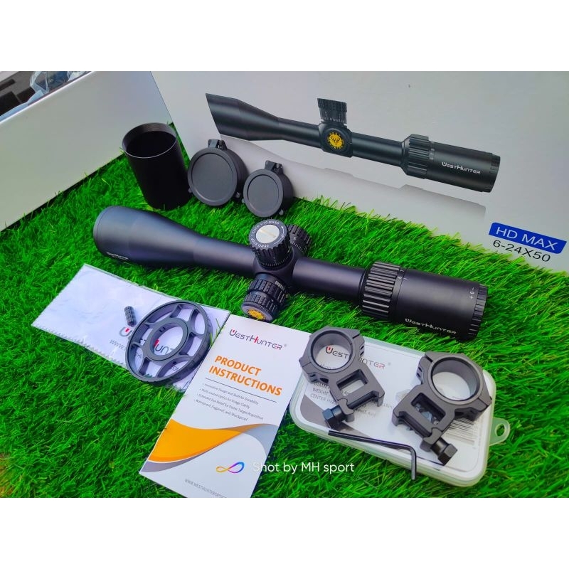 telescope westhunter HD max 6-24x50 sfir ffp zero stop