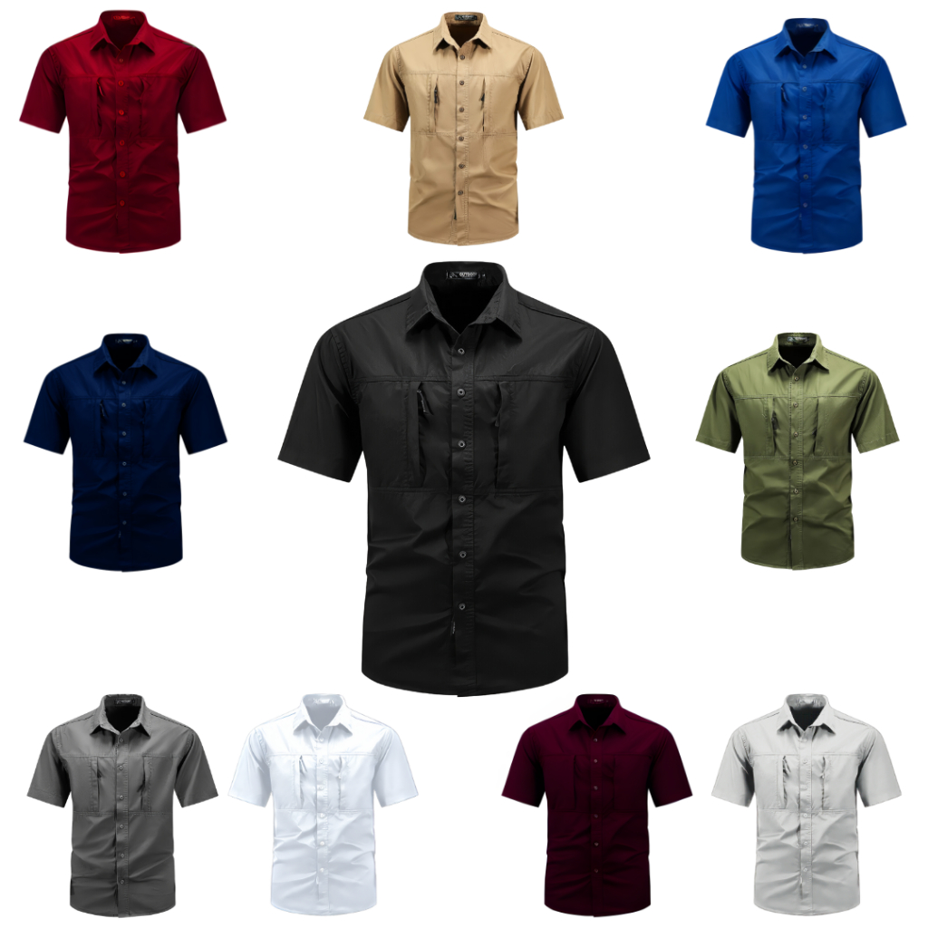 KEMEJA PRIA TACTICAL LENGAN PENDEK / KEMEJA TACTICAL / KEMEJA TACTICAL LENGAN PENDEK / KEMEJA TACTIC