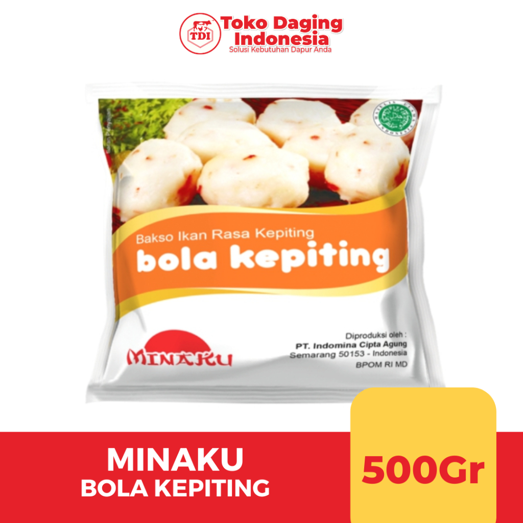 

Minaku Bola Kepiting 500Gr