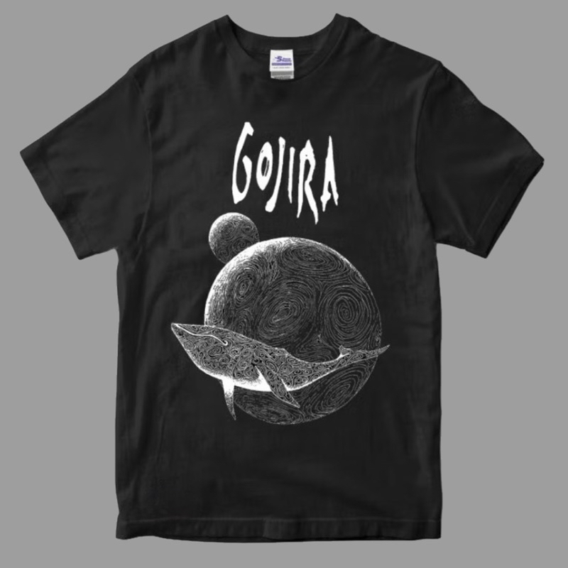kaos GOJIRA From mars to sirius Premium tshirt gojira flying whales kaos band gojira