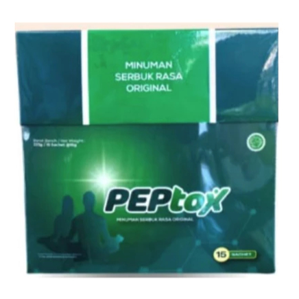 

1 box PEPTOX - Minuman Serbuk Rasa Original