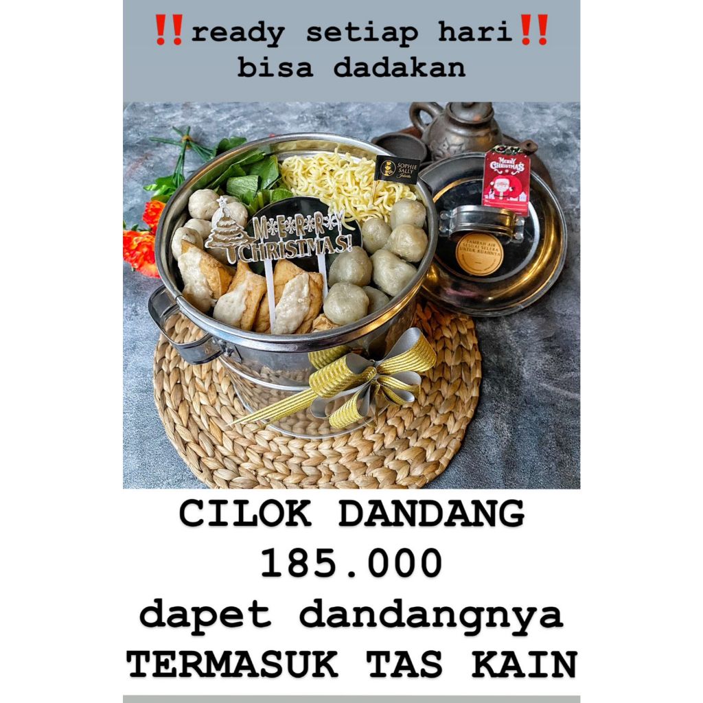 

CILOK DANDANG PAKET HAMPERS NATAL / CHRISTMAS EDITION - READY