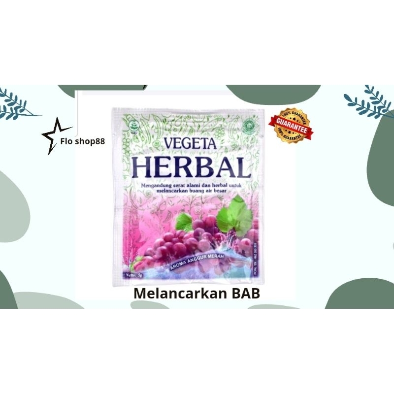 

A - Melancarkan BAB/ Vegeta Herbal/ saset