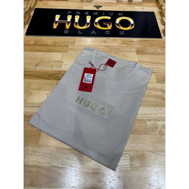 Kaos Pria Hugo Selection ORIGINAL 100% | Spandex Tebal