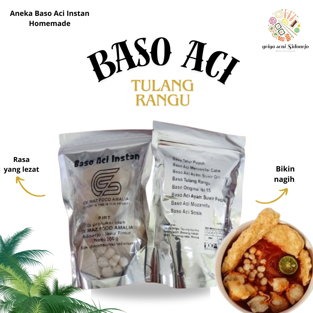 

BASO ACI INSTAN TULANG RANGU IHOMEMADE