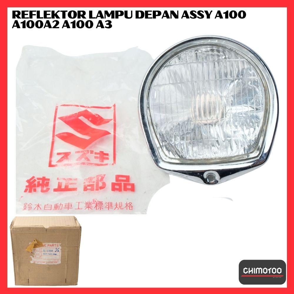 Reflektor Lampu Depan  Assy Suzuki A100 A 100  A100A2  A100A3
