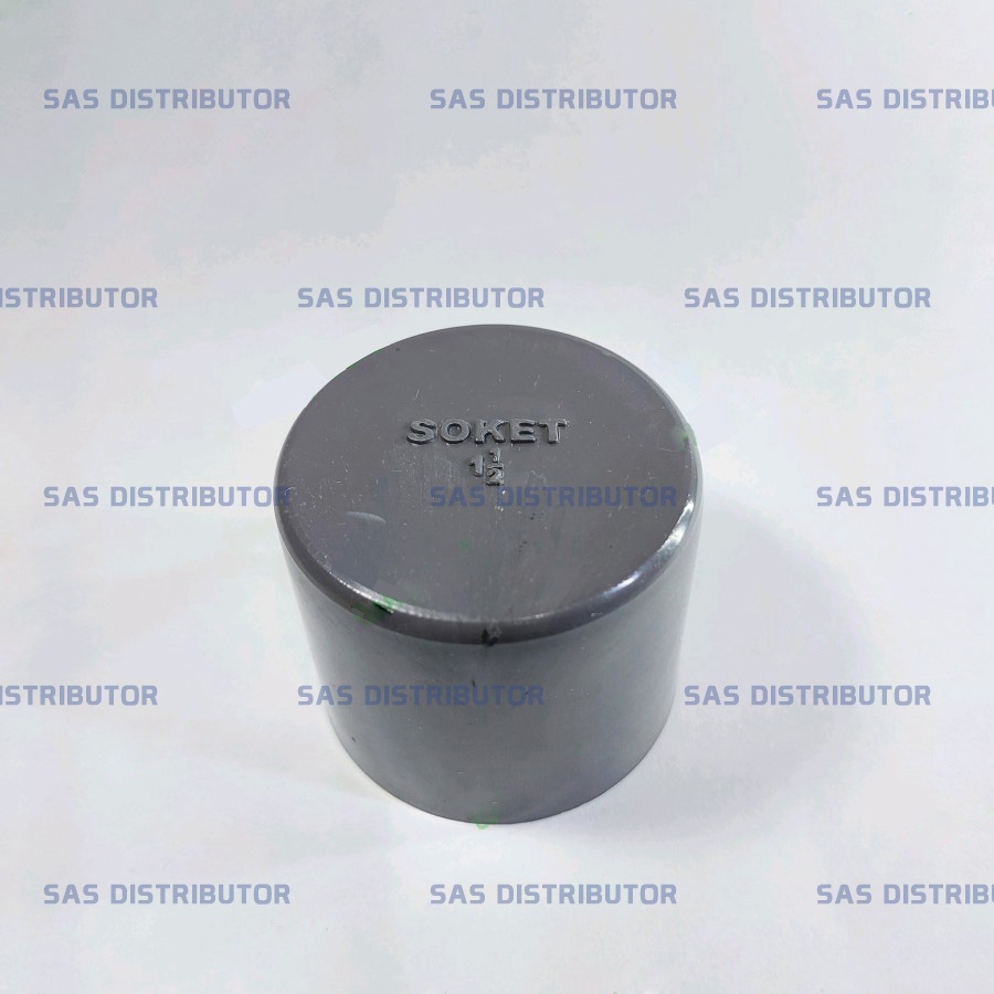Dop 1 1/2" inch AW Soket | Cap 1,5" in | Tutup Pipa 1 1/2" AW PVC / Dop Pipa 1 1/2 inch