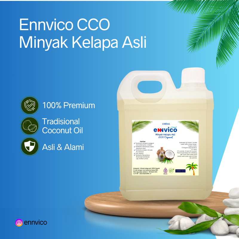 

Minyak Kelapa Asli 1000ml murni 100% Tradisional Coconut Oil kletik Minyak Kelapa Tua