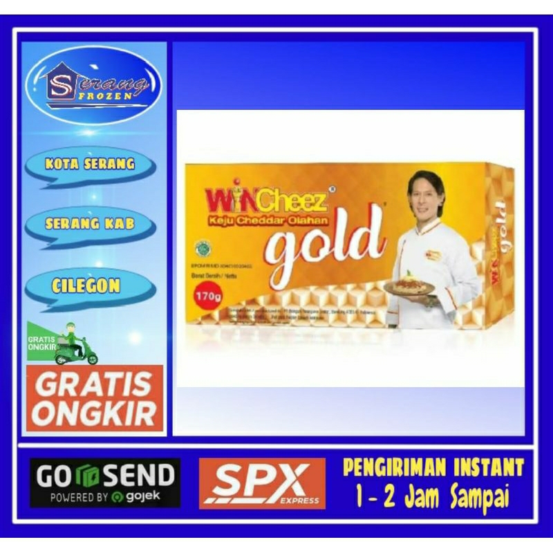 

WINCheez Keju Gold 170gr, Keju Batang, Serang Frozen