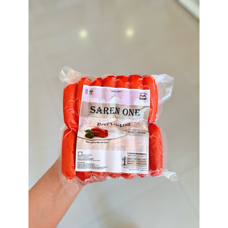 

Sarenone Sosis Beef Coctail Merah 500 gr