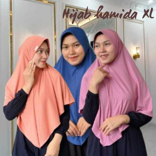 Hijab bergo hamidah XL Bahan jersey